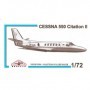 Broplan MS131 Flygplan Cessna 550 Citation II