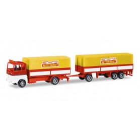 Herpa 308021 Ford Transconti canvas cover trailer "Autotransit" (S)