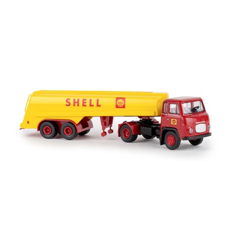 Brekina 85167 Bil & Tanktrailer Scania LBS 76 "Shell"