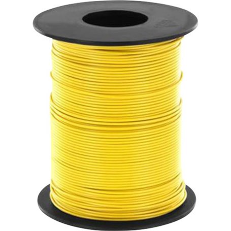Beli-Beco L118-100G Kabel, 100 meter på rulle, gul, 1 x 0.14 mm²