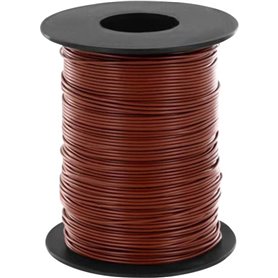 Beli-Beco L118-100BR Kabel, 100 meter på rulle, brun, 1 x 0.14 mm²