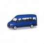 Herpa 093743 MAN TGE Bus, ultramarine blue