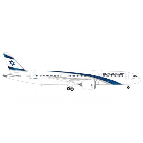 Herpa Wings 559249 Flygplan EL AL Boeing 787-9 Dreamliner