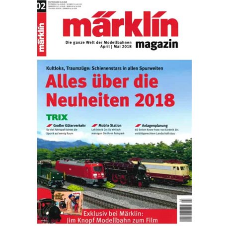 Märklin 298094 Märklin Magazin 2/2018 Tyska