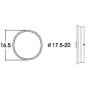 Roco 40077 Slirskydd, för AC lok, för hjuldiameter 17,6 - 20 mm, 10 st