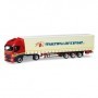 Herpa 309516 Iveco Stralis Highway XP curtain canvas semitrailer Multipli Arcese (I)