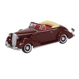 Oxford Models 124097 Buick Special Convertible Coupe 1936 Cardinal Maroon