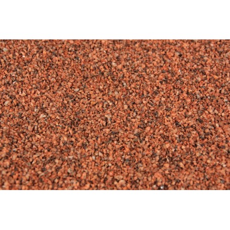 Heki 33121 Ballast, rödbrun, 1,0 - 2,0 mm, 200 gram i påse, grov