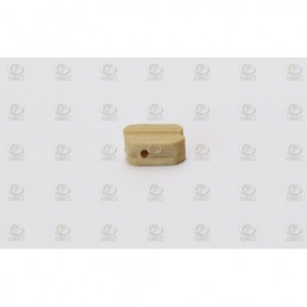 Amati 4087-05 Block, enkelt, ljust trä, 5 mm, 100 st