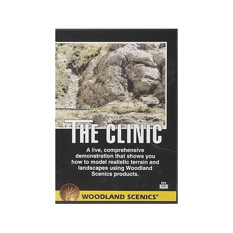 Woodland Scenics R970 DVD "The Clinic" Lär dig bygga landskap m.m.