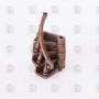 Amati 4324-01 Trappa, metall, högersväng, med handräcke, 1 st