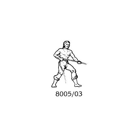 Amati 8005-03 Figur, sjöman, omålad, metall, höjd 25 mm, 1 st