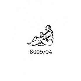 Amati 8005-04 Figur, sjöman, omålad, metall, höjd 25 mm, 1 st