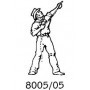Amati 8005-05 Figur, sjöman, omålad, metall, höjd 25 mm, 1 st
