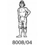 Amati 8008-04 Figur, sjöman, omålad, metall, höjd 35 mm, 1 st