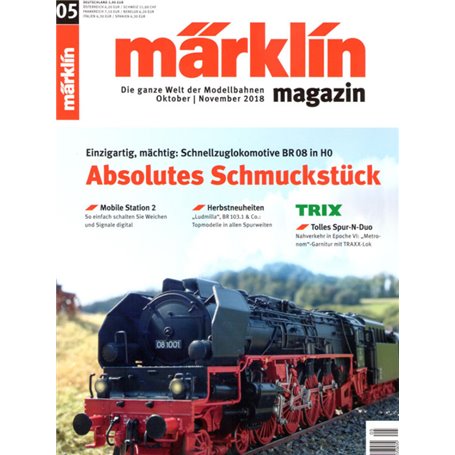 Märklin 298134 Märklin Magazin 5/2018 Tyska