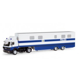 Herpa 309615 Mercedes-Benz SK box semitrailer 'Saxony Police Department | Command Vehicle'