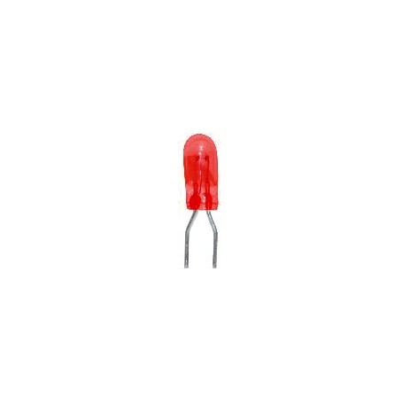 Beli-Beco 61008D Glödlampa, röd, för BiPin-Sockel, glas diameter 3.2 mm, 22V, 24mA, 1 st
