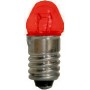 Beli-Beco 9047D Glödlampa, konisk, röd, 19 Volt, E5.5 Sockel, 60mA, glas diameter 6 mm, 1 st