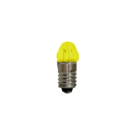 Beli-Beco 9047G Glödlampa, konisk, gul, 19 Volt, E5.5 Sockel, 60mA, glas diameter 6 mm, 1 st