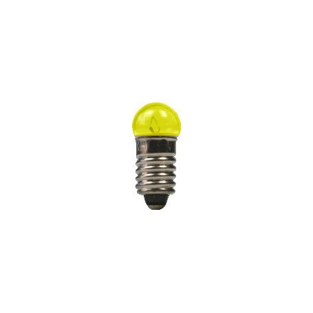Beli-Beco 9046G Glödlampa, gul, 19 Volt, E5.5 Sockel, 60mA, glas diameter 6 mm, 1 st