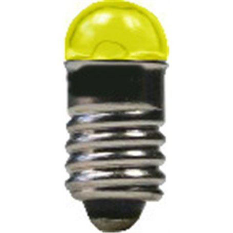 Beli-Beco 9070G Glödlampa, gul, 19 Volt, E5.5 Sockel, 60mA, glas diameter 5 mm, 1 st