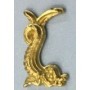 Amati 5352-23 Dekoration, metall, mått 15 x 12 mm, 10 st
