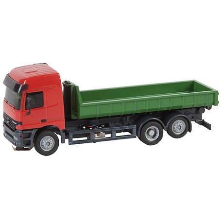 Faller 161481 Lorry MB Actros LH’96 Roll-off Container (HERPA), med drivning för Faller Car System