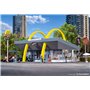 Vollmer 43634 McDonald`s fast food restaurant with McDrive