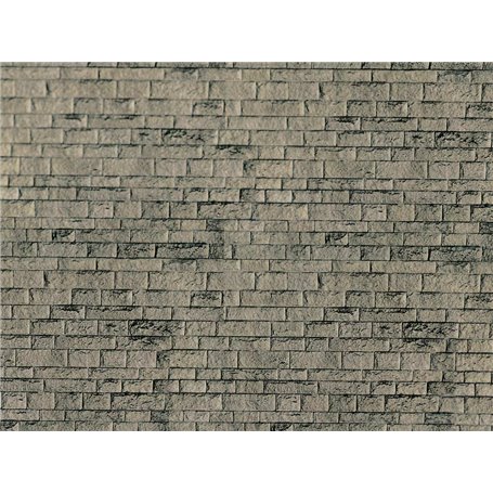 Vollmer 46049 Wall plate cut stone natural of cardboard, 25 x 12,5 cm