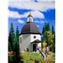 Vollmer 47612 Silent Night Memorial Chapel with lighting and artificial snow, functional kit