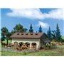 Vollmer 47719 Horse stable with horses