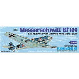 Guillows 505 Balsaflygplan Messerschmitt BF-109, byggsats i trä