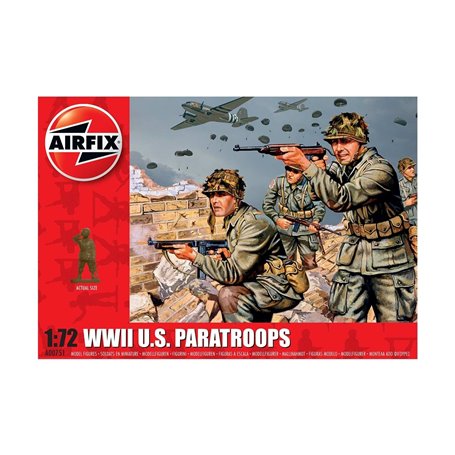 Airfix 00751 Figurer WWII U.S. Paratroops