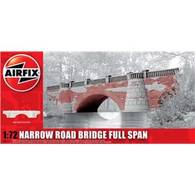 Airfix 75011 Narrow Road Bridge Full Span, färdigmodell i resin, omålad