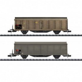 Trix 15307 Vagnsset med 2 godsvagnar Hbis-v typ SBB/CFF/FFS