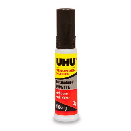 UHU 840590 UHU Super Glue Pipette 3g Blister