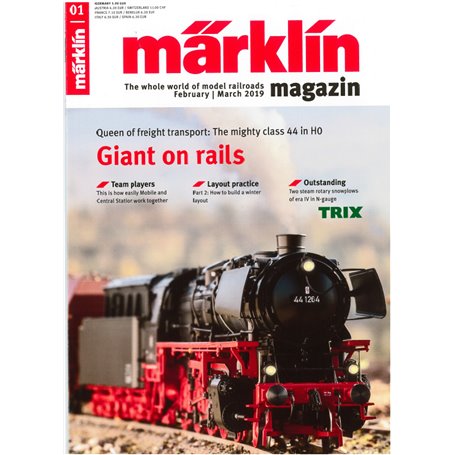 Märklin 331026 Märklin Magazin 1/2019 Engelska