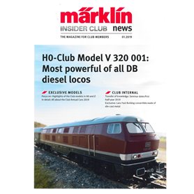 Märklin INS12019 Märklin Insider 01/2019, magasin från Märklin, 23 sidor
