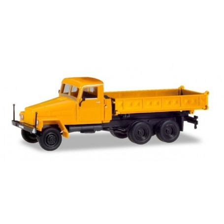 Herpa 308663 IFA G5 3-way discharge skip, orange (modified cabin and new construction)