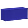 Herpa Exclusive 490031 Container 20-fots, blå, omärkt, korrugerad