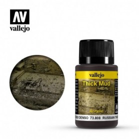 Vallejo 73808 Weathering Effects Russian Thick Mud 40ml