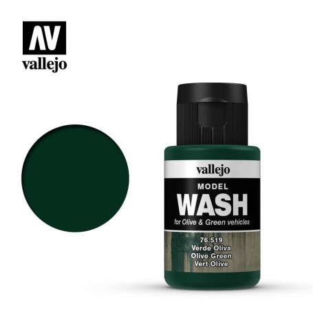 Vallejo 76519 Model Wash 519 Olive Green 35ml