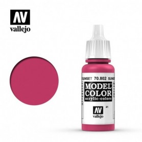 Vallejo 70802 Model Color 802 Sunset Red (041) 17ml