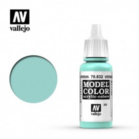 Vallejo 70832 Model Color 832 Verdigris Glaze (202) 17ml