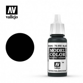 Vallejo 70950 Model Color 950 Black (169) 17ml