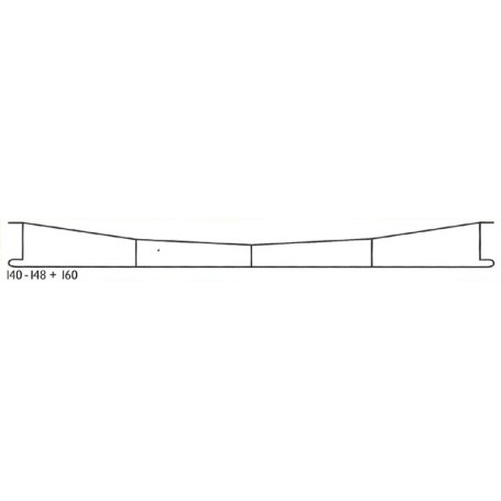 Sommerfeldt 146 Luftledningstråd, kopparpläterad stål, längd 315 mm