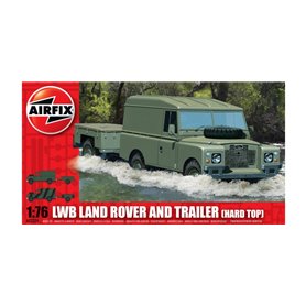Airfix 02324 LWB Land Rover and Trailer (Hard Top)
