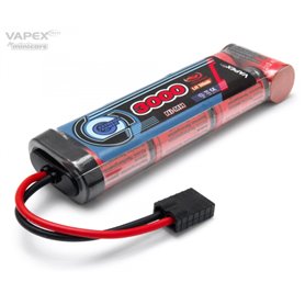 VAPEX VP3000SCH7TR1 Drivackpaket NiMH Batteri 8,4V 3000mAh Traxxas kontakt