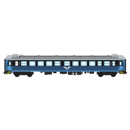 NMJ 203401 Personvagn SJ AB3 4870 1:a/2:a klass blå/svart, version 2